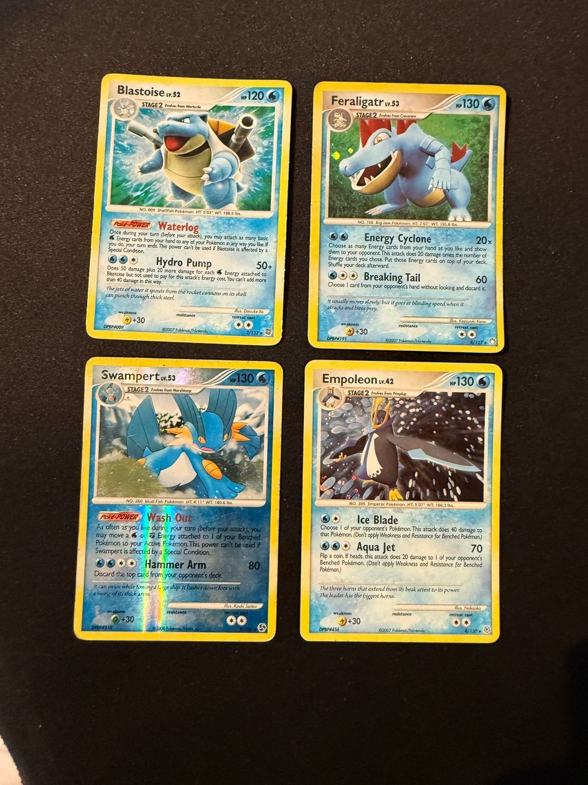 Feraligatr, Empoleon, Swampert & Blastoise, Ophalen of Verzenden