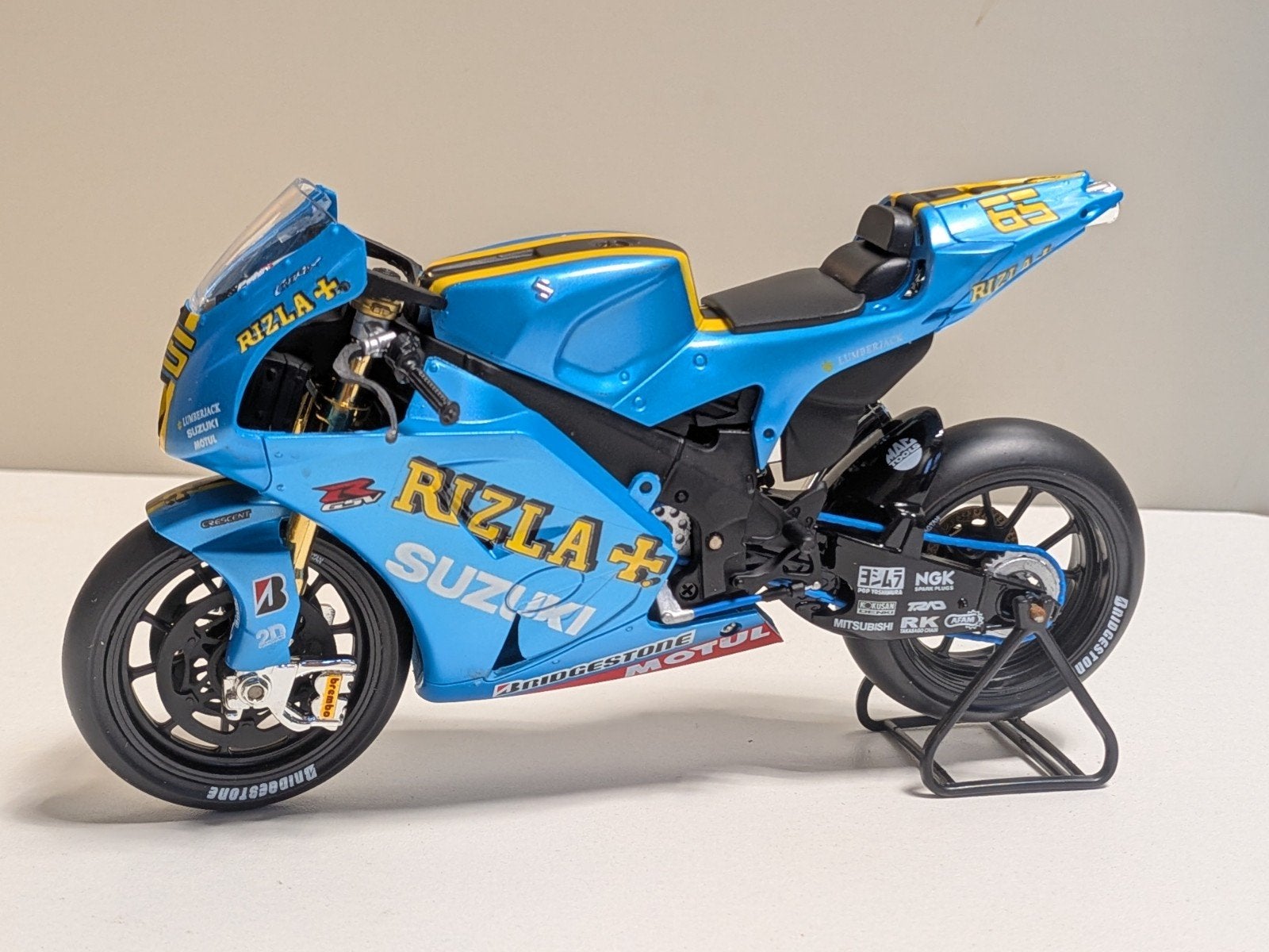 Suzuki GSV-R - Loris Capirossi - MotoGP 2010, Ophalen of Verzenden, Nieuw, 1:9 t/m 1:12, Motor