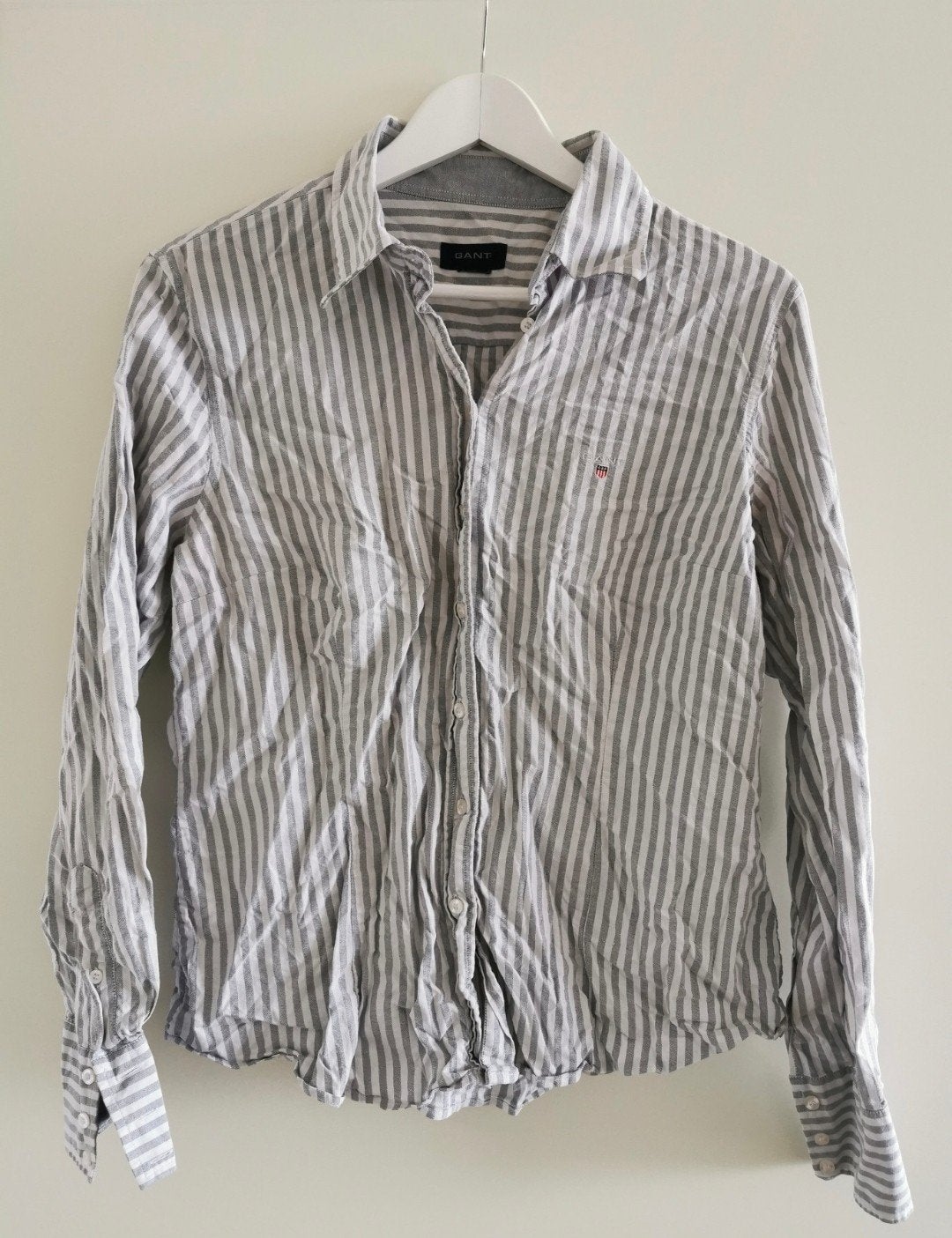 Gant blauw wit gestreepte blouse dames Mt XL

Katoen elastan, Ophalen of Verzenden, Maat 46/48 (XL) of groter, Blauw