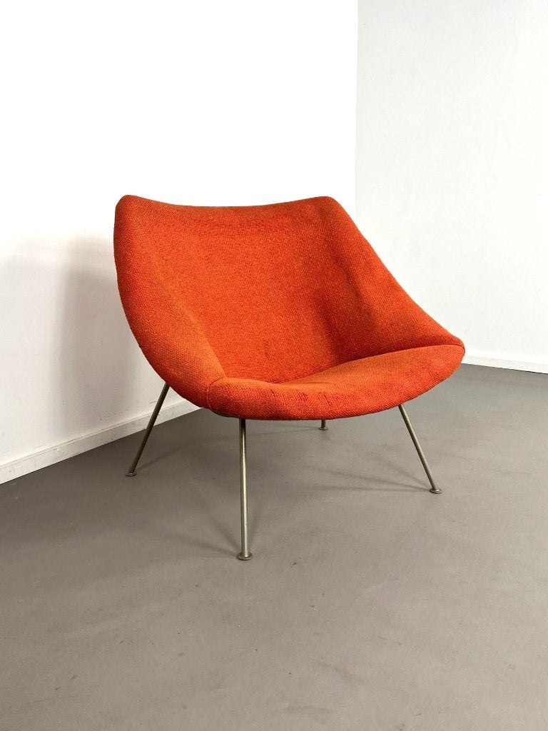 Little Oyster F156 van Pierre Paulin voor Artifort, 1959, Huis en Inrichting, Fauteuils, Ophalen, Gebruikt, 75 tot 100 cm