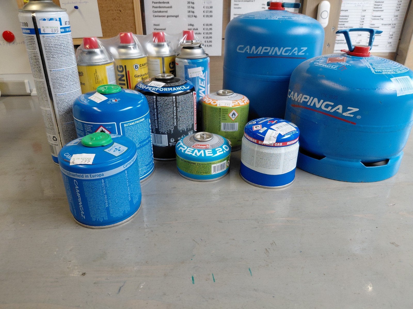 gasfles, gasbus, gasvulling, campinggaz, Caravans en Kamperen, Ophalen, Nieuw