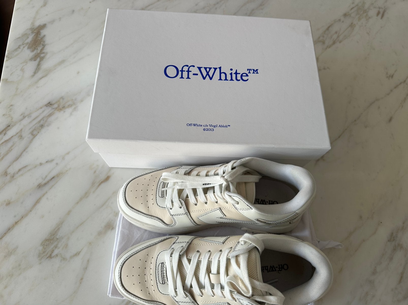 Zgan Off-white dames sneakers wit maat 40, Ophalen of Verzenden, Zo goed als nieuw, Wit, Sneakers of Gympen
