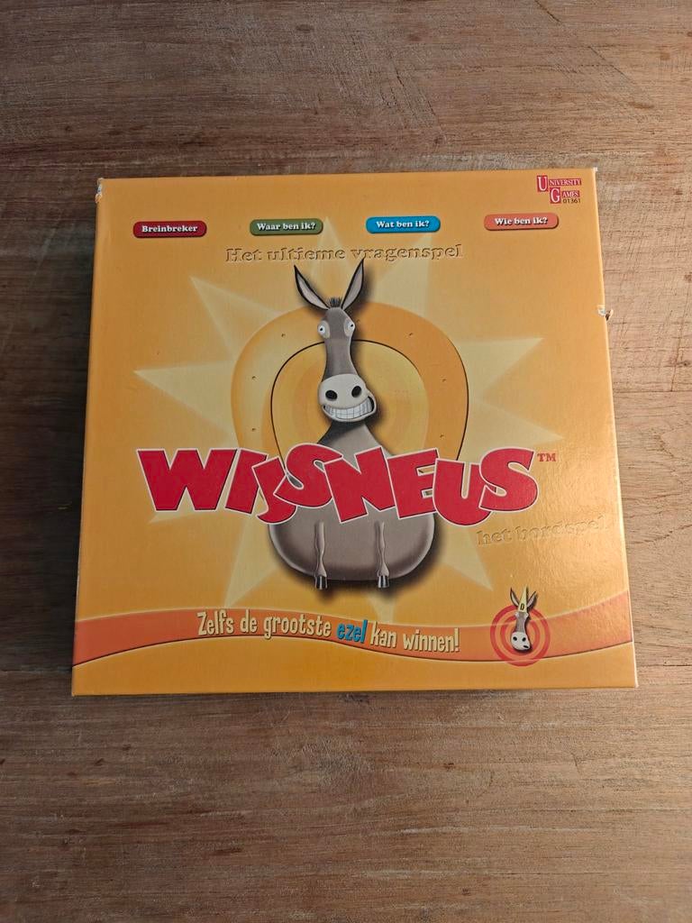 Wijsneus het bordspel - Het ultieme vragenspel, Vijf spelers of meer, Ophalen of Verzenden, Gebruikt, University Games
