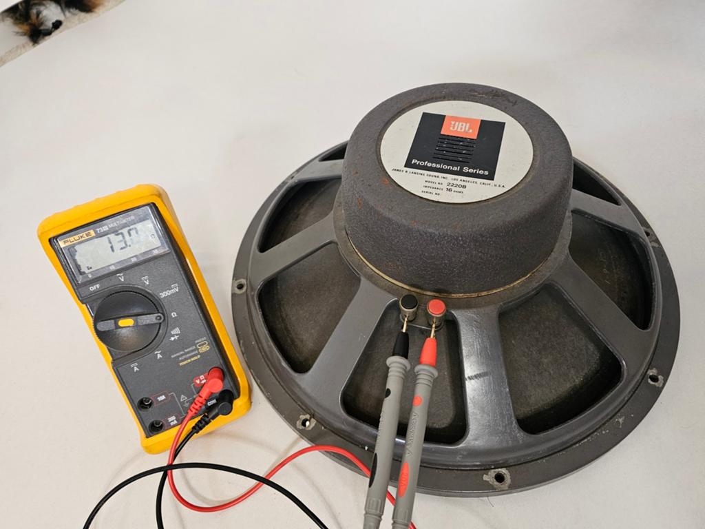 JBL 2220B 15” Woofer – 16 Ohm – Getest & Werkend, Ophalen of Verzenden, Gebruikt, Audio