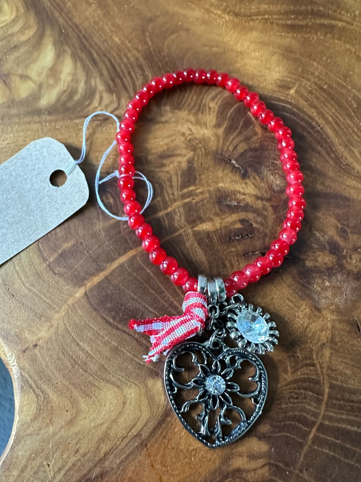 Dirndl armband Oktoberfeest nieuw! Rood, Overige materialen, Nieuw, Ophalen of Verzenden, Met bedels of kralen