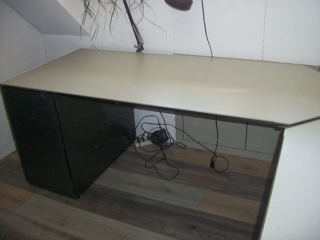 te koop hoekbureau, Huis en Inrichting, Bureaus, Ophalen, Gebruikt, Metaal, Hoekbureau
