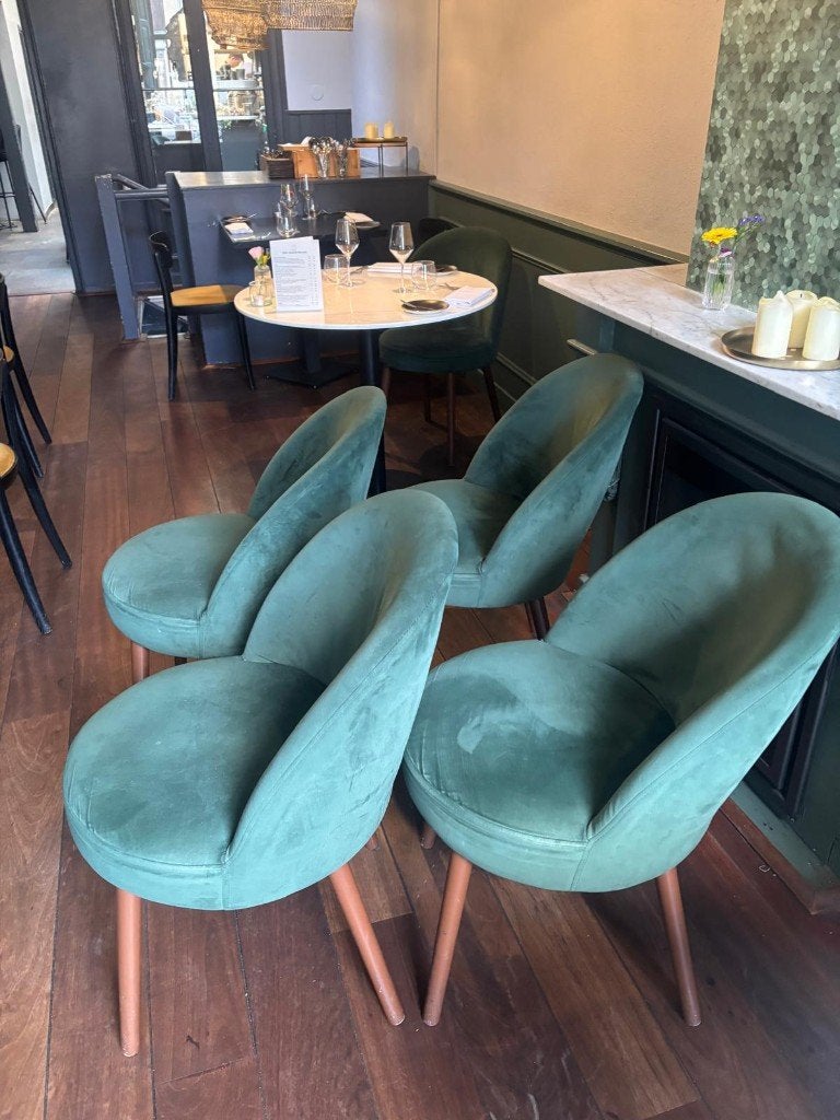 Groene kuip stoelen, Ophalen, Gebruikt, Overige kleuren, Vier