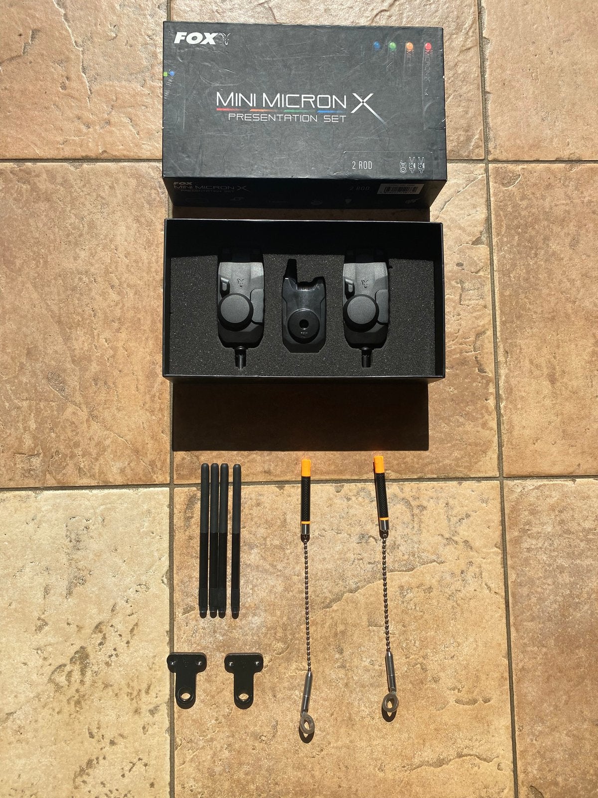 FOX MINI MICRON set, Watersport en Boten, Hengelsport | Karpervissen, Ophalen, Gebruikt, Overige typen