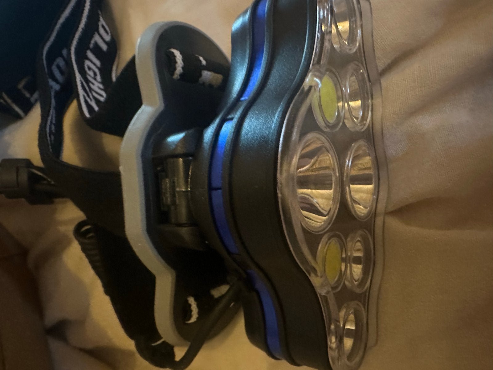 Nieuwe LED hoofdlamp voor nachtvissen en andere activiteiten, Ophalen of Verzenden, Nieuw, Accu