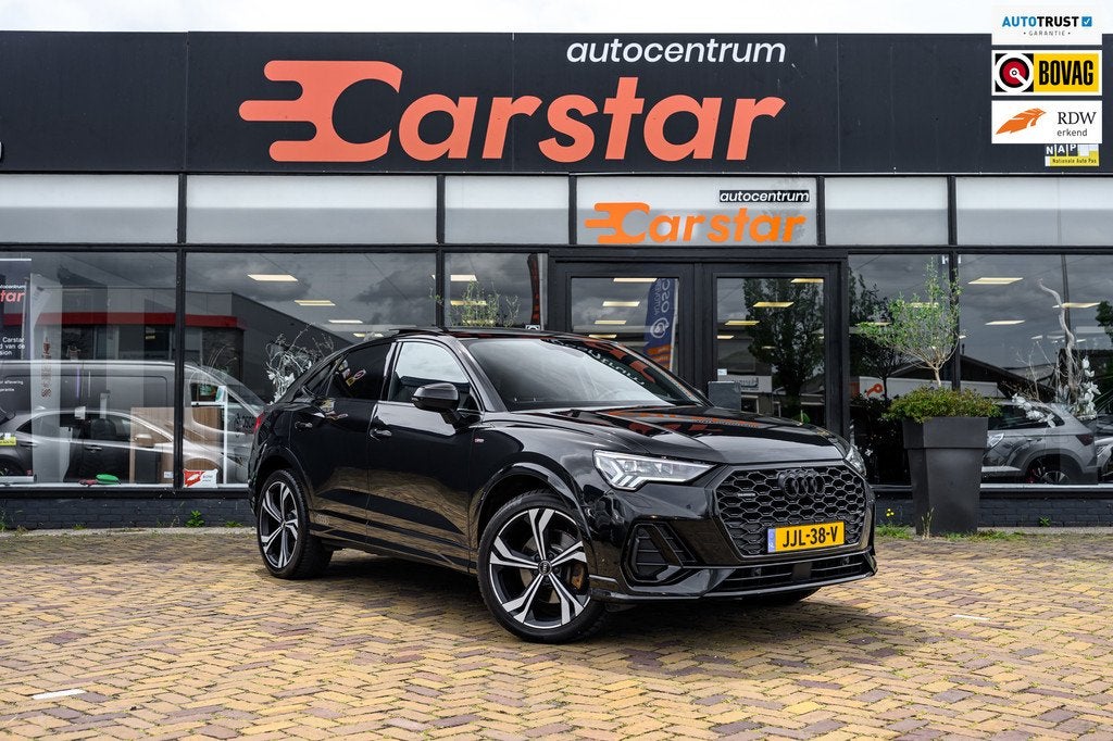 Audi Q3 SPORTBACK 45 TFSI quattro edition one|Pano|Leder|S-L, Auto's, Gebruikt, 4 cilinders, 1984 cc, Zwart