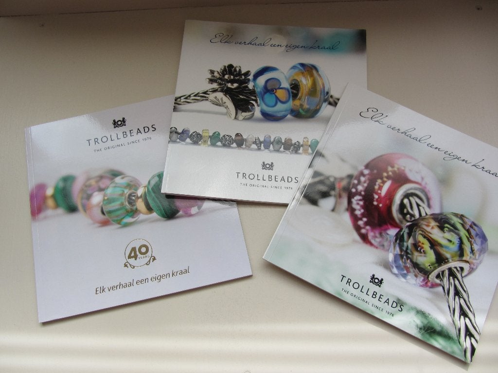 Trollbeads Catalogi/Boekjes van oude Trollbeads collectie, Verzenden, Zo goed als nieuw, Zilver, Trollbeads