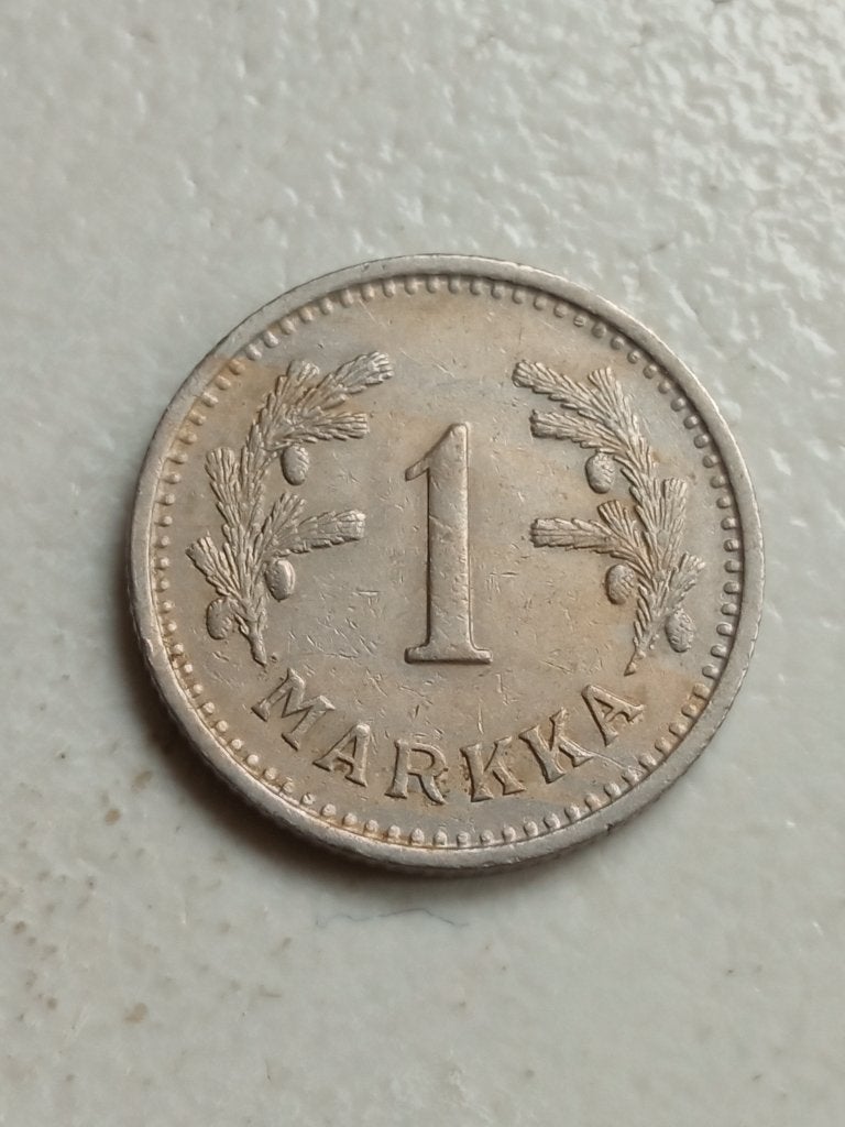 Finland 1 markka 1938., Ophalen of Verzenden, Overige landen, Losse munt