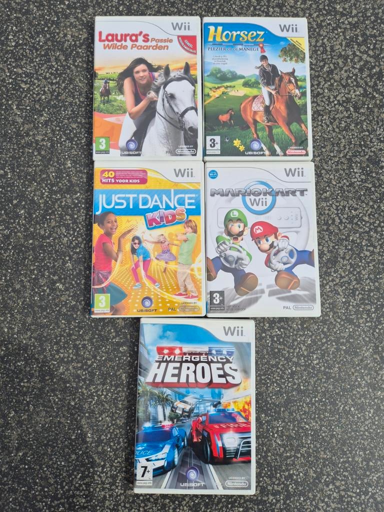 Wii games: Just Dance Kids, Horse games, Ophalen of Verzenden