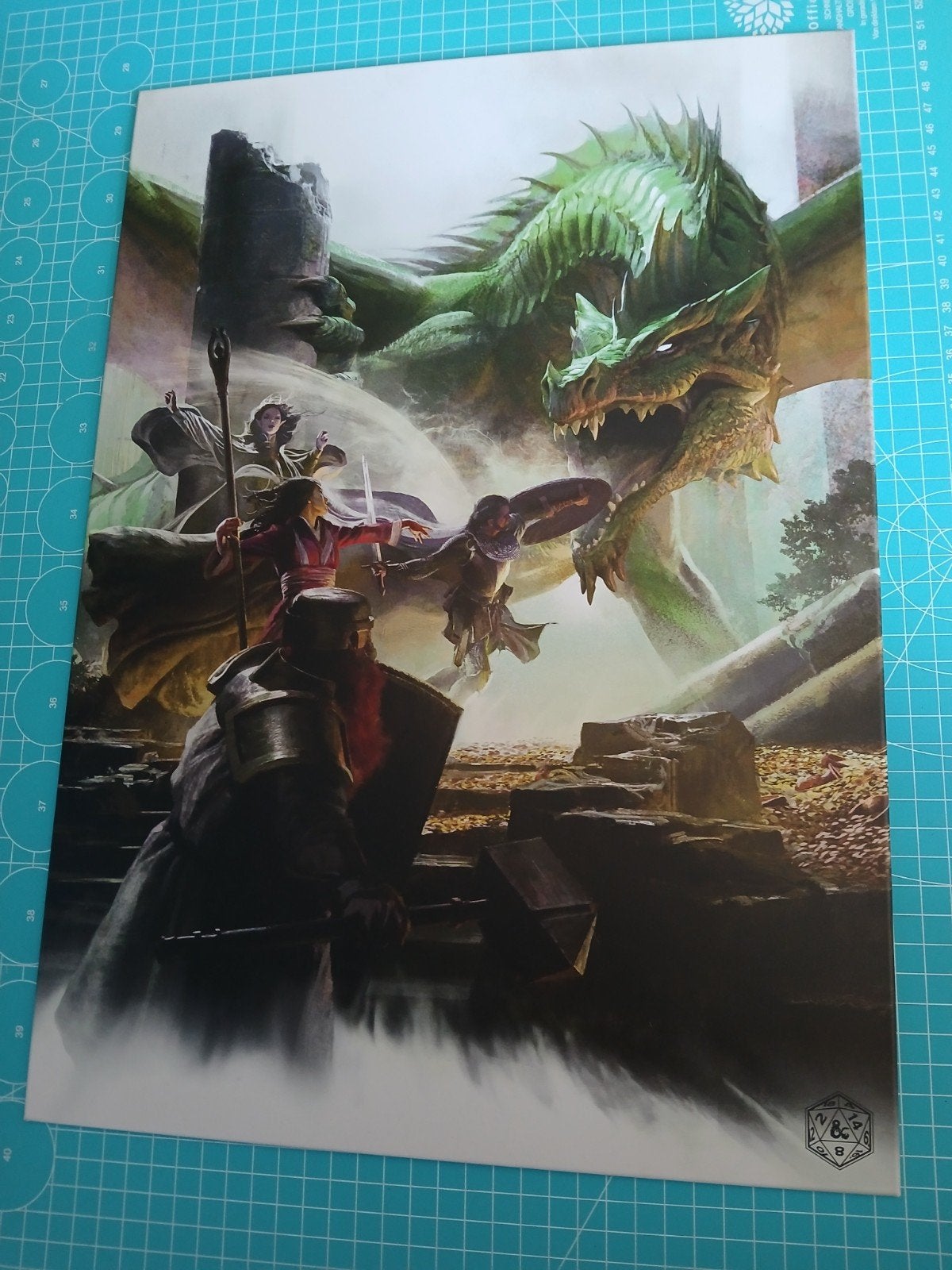 DnD metalen poster van Displate, Rechthoekig Staand, Ophalen of Verzenden, Zo goed als nieuw, A1 t/m A3