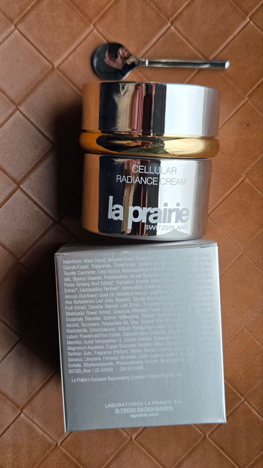 La Prairie Cellular Radiance Cream 50ml, Verzenden, Zo goed als nieuw, Gehele gezicht