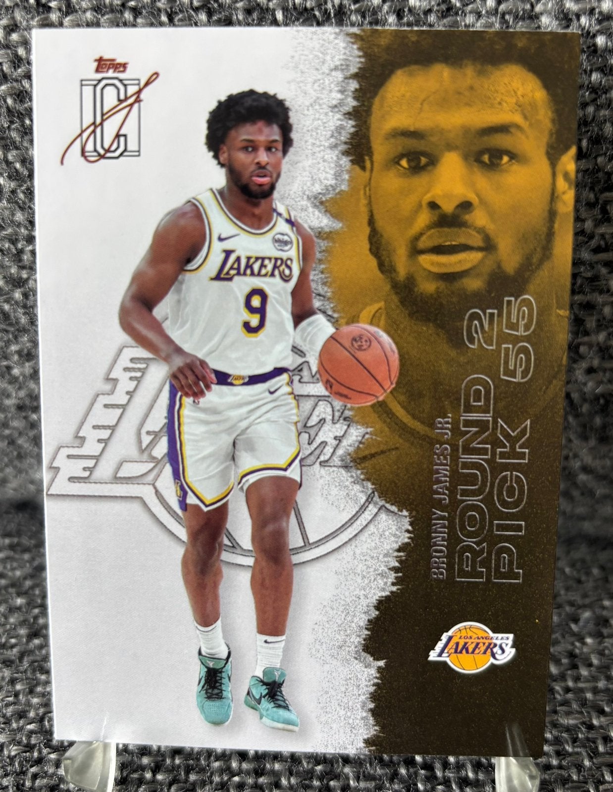 Bronny James Jr Los Angeles Lakers LeBron Topps Signature Cl, Ophalen of Verzenden, Nieuw, Plaatje
