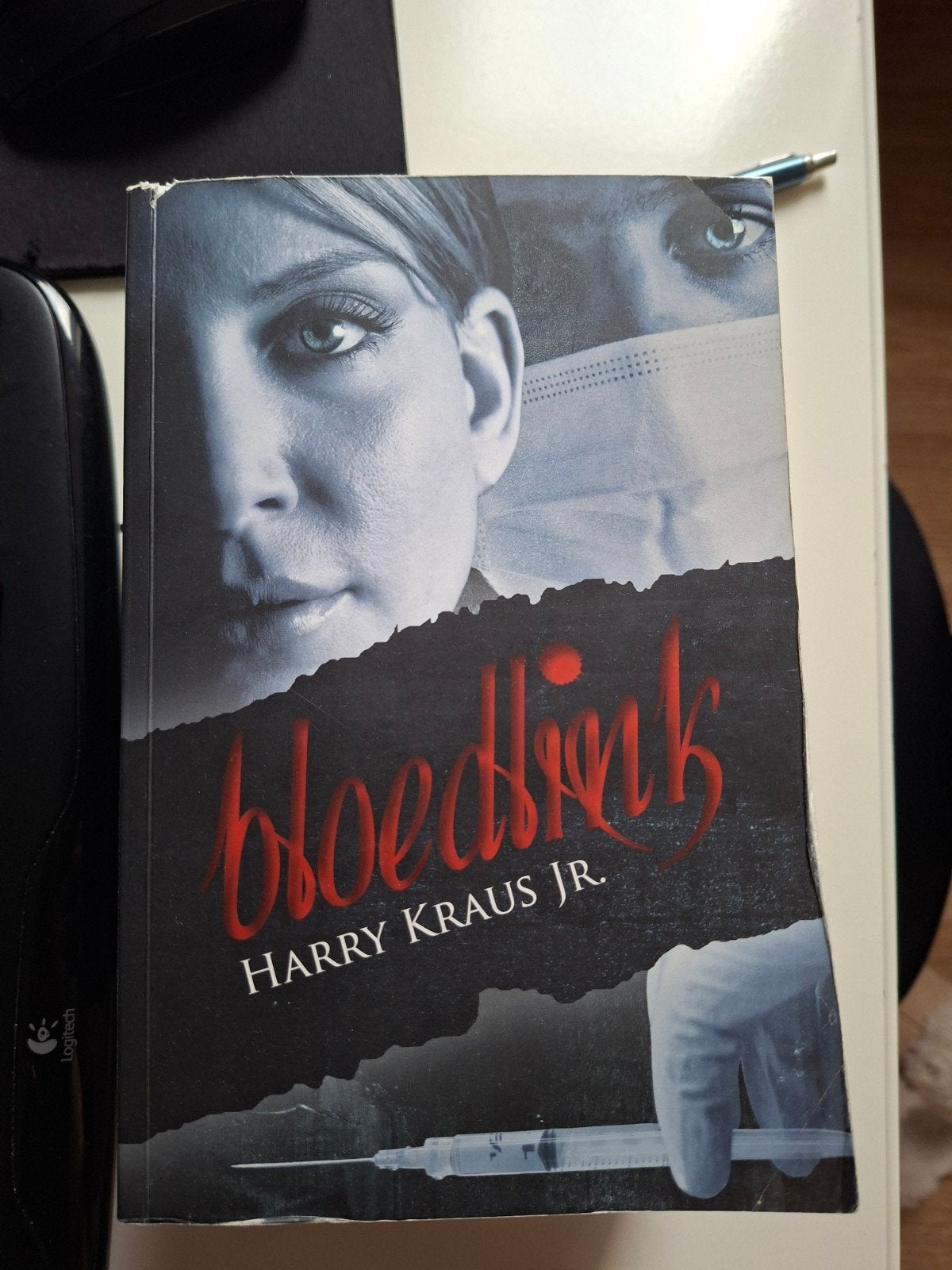 Bloedlink - Harry Kraus Jr. - Medische thriller, Ophalen of Verzenden, Gelezen, Harry Kraus Jr., Wereld overig