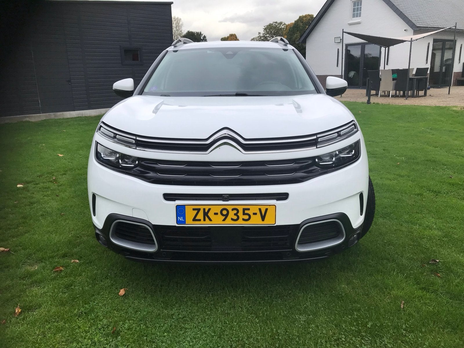 Citroën C5 Aircross 1.6 Puretech 180pk S&S Eat8 2019 Wit, Auto's, Stof, 4 cilinders, 181 pk, C5 Aircross