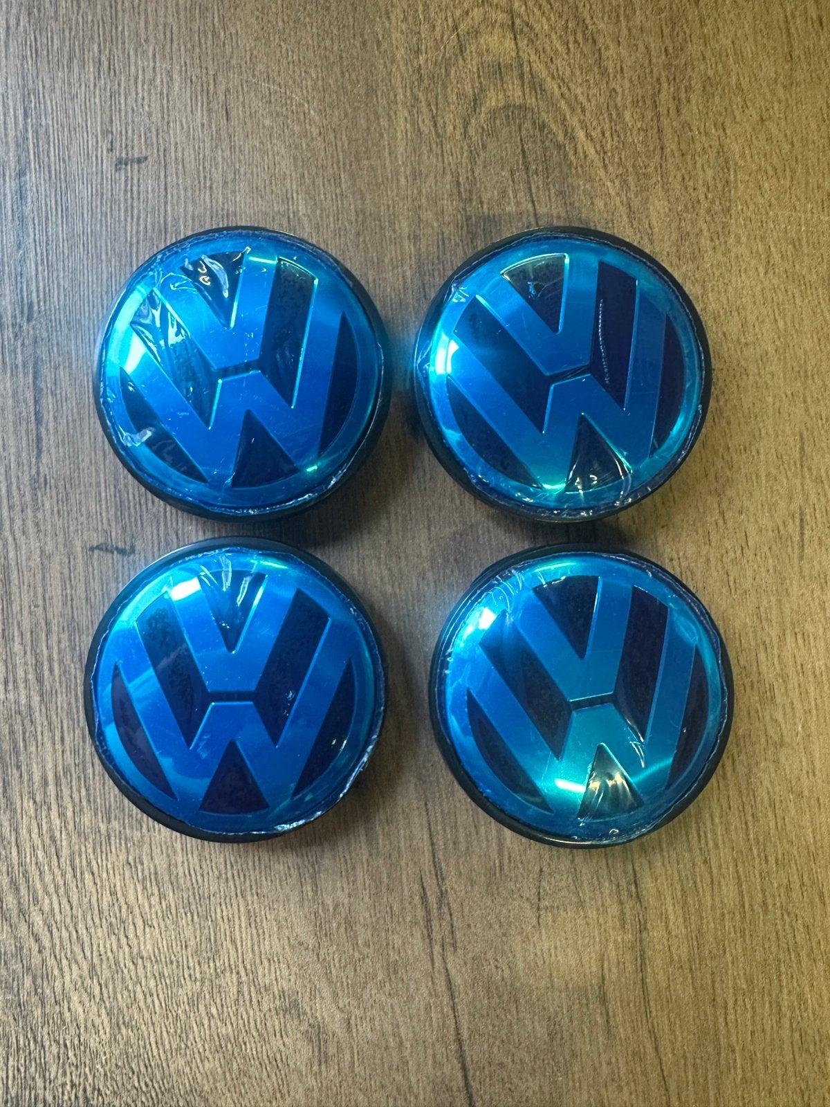 4x Zilveren VW Naafdoppen 68mm, Ophalen of Verzenden, Nieuw