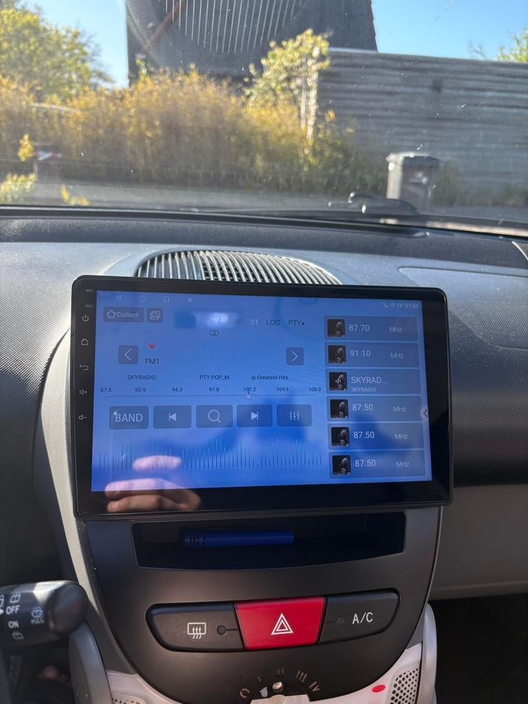2DIN Radio voor Citroen C1, Peugeot 107, Toyota Aygo, Ophalen, Gebruikt