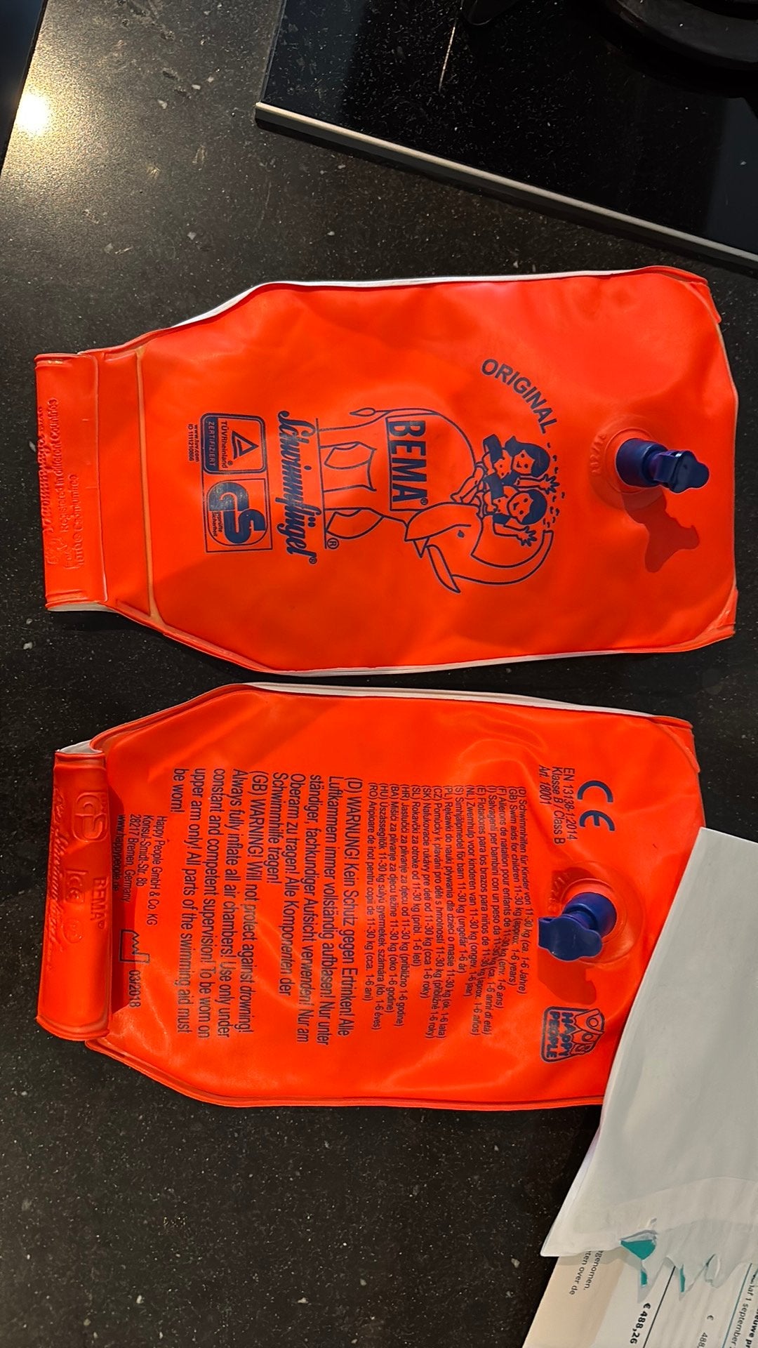 Gratis: Zwemvleugeltjes, Zwembandjes, zwemvlindertjes, Watersport en Boten, Watersportkleding, Ophalen, Zo goed als nieuw, Dame of Heer