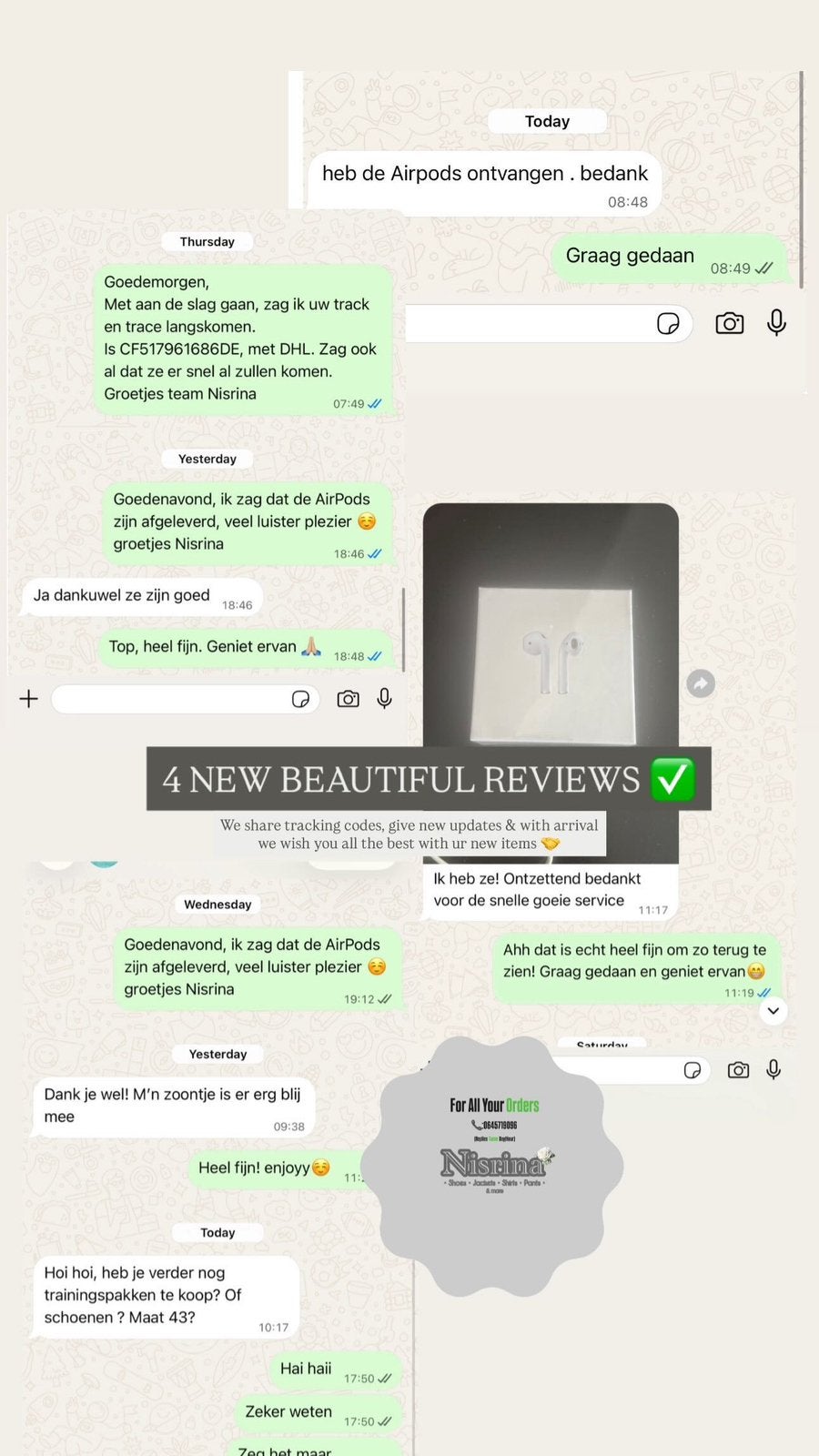 Airpods Pro 2 (ANC), Telecommunicatie, Ophalen of Verzenden, Nieuw, In gehoorgang (in-ear)
