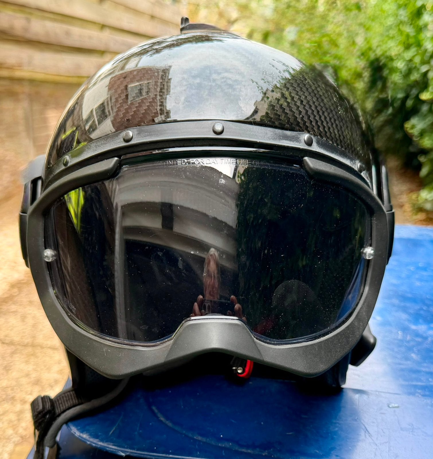 Caberg Ghost Carbon L/XL Motorhelm – Carbon – Intercom, Motoren, Kleding | Motorhelmen, Heren, Ophalen of Verzenden, Caberg, Tweedehands