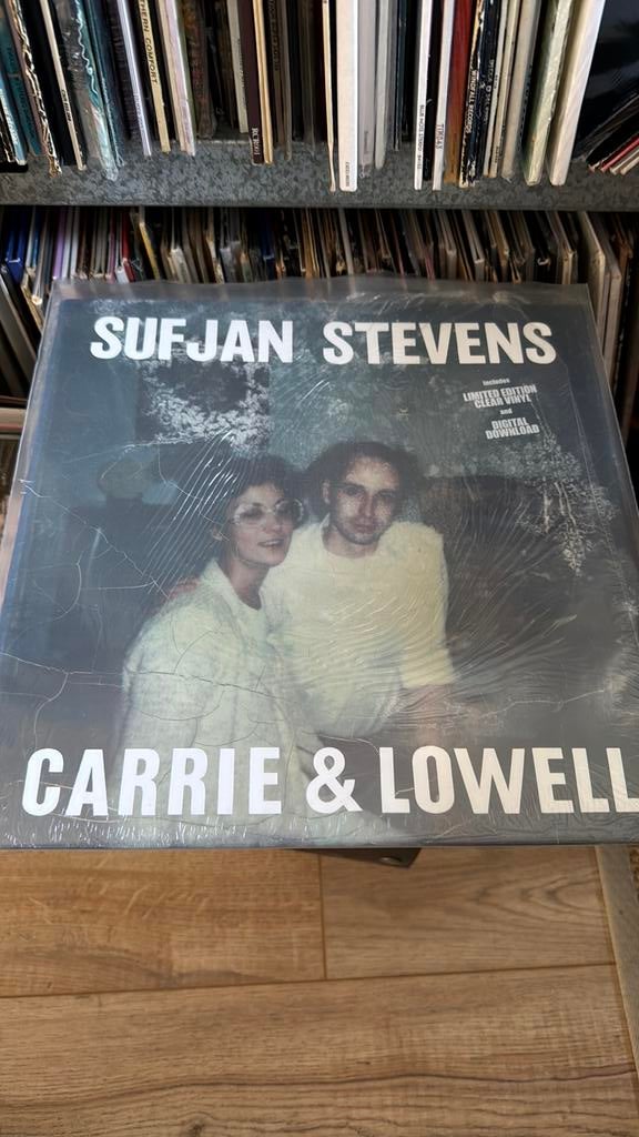 Sufjan Stevens - Carrie & Lowell LP Clear vinyl, Cd's en Dvd's, Vinyl | Pop, Ophalen of Verzenden, Zo goed als nieuw, 12 inch