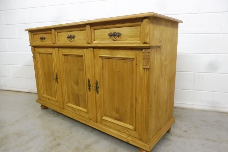 grenen dressoir commode ladekast landelijk, Huis en Inrichting, Kasten | Ladekasten, 100 tot 150 cm, Ophalen of Verzenden, 3 of 4 laden