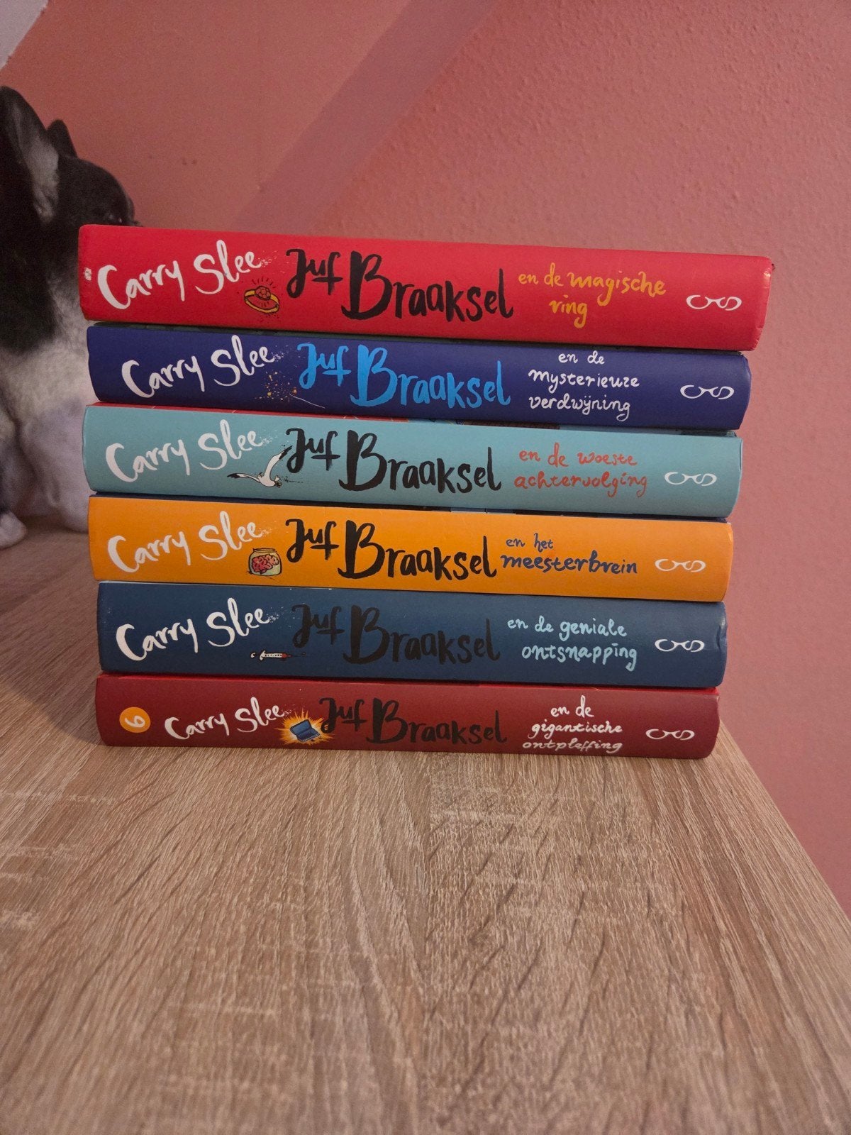 Juf Braaksel boekenreeks - deel 1 t/m 6, Boeken, Ophalen of Verzenden, Gelezen, Carry Slee, Fictie
