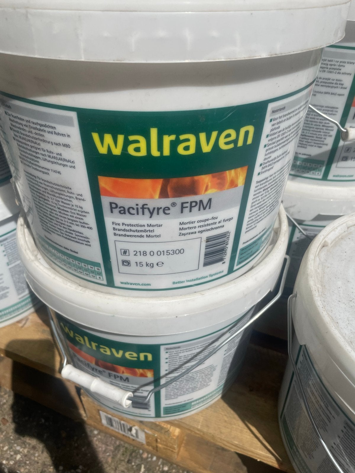 Walraven Pacifyre FPM Vuurvaste Mortel 15 kg, Ophalen, Zo goed als nieuw