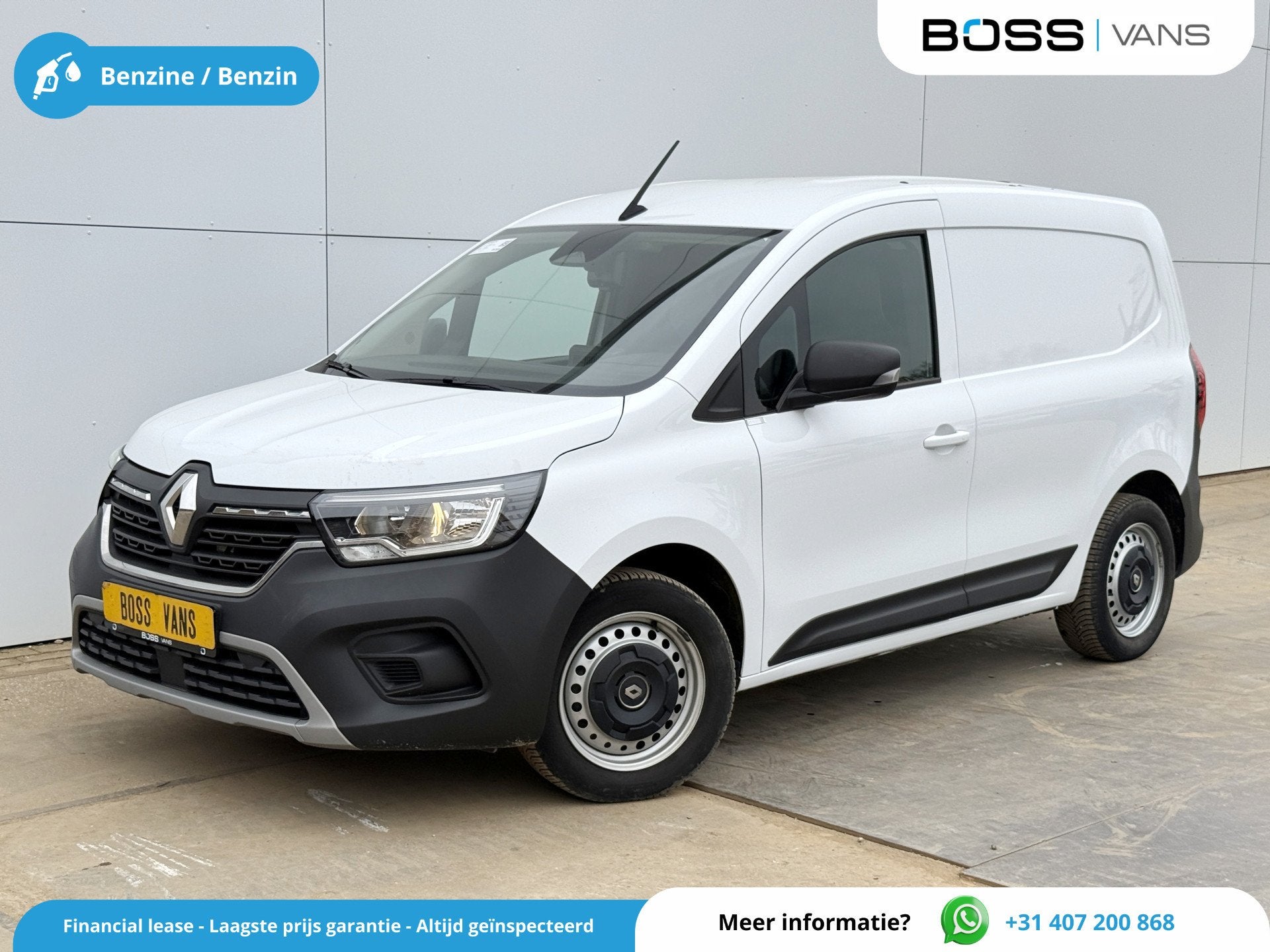 Renault Kangoo Grand Comfort TCe 130PK *Benzine* Automaat L1, Auto's, Gebruikt, Zwart, 4 cilinders, Renault