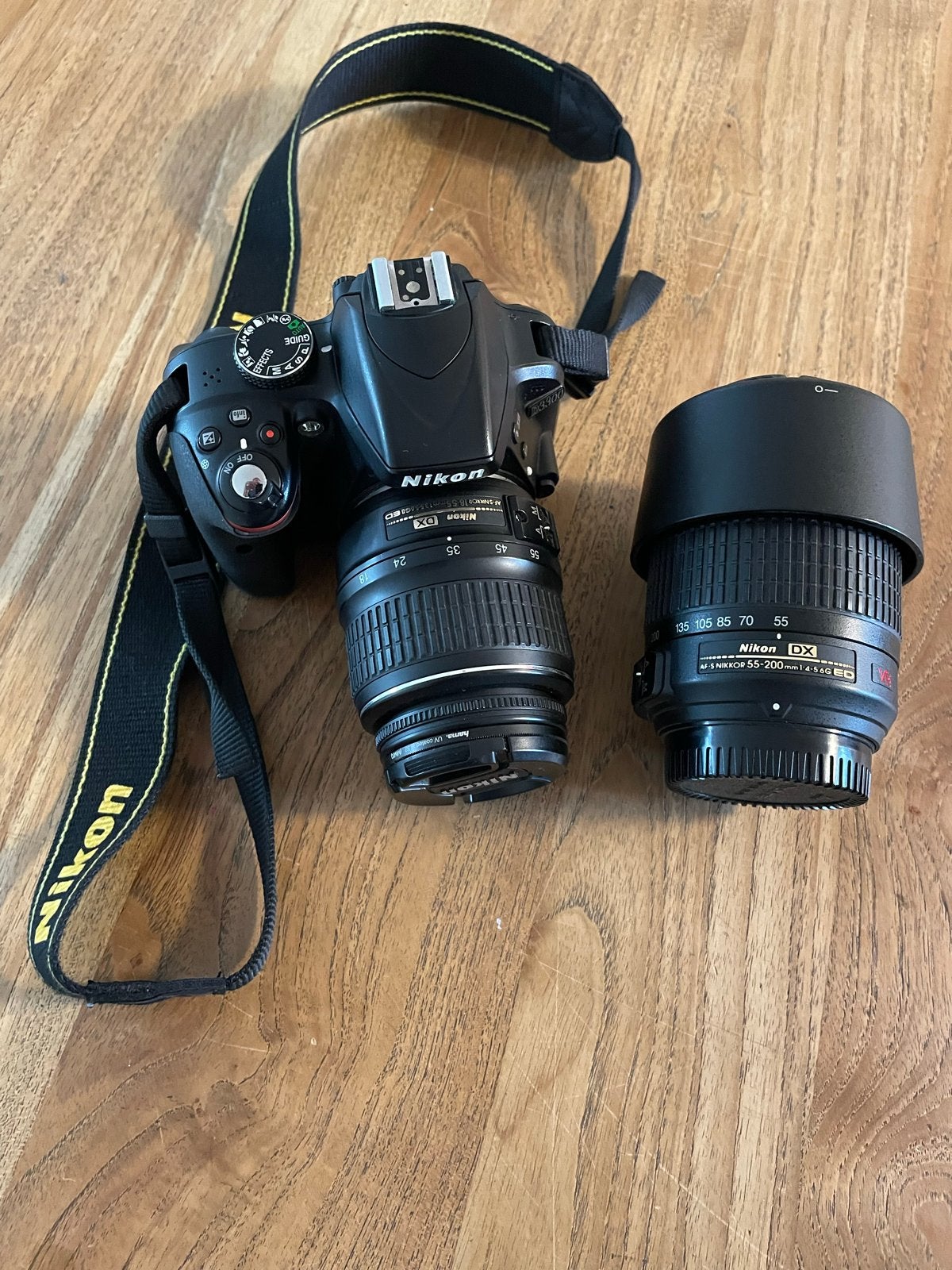 Nikon D3300 spiegelreflex + 2 lenzen (18-55 / 55-200), Ophalen, Gebruikt, Spiegelreflex, Nikon
