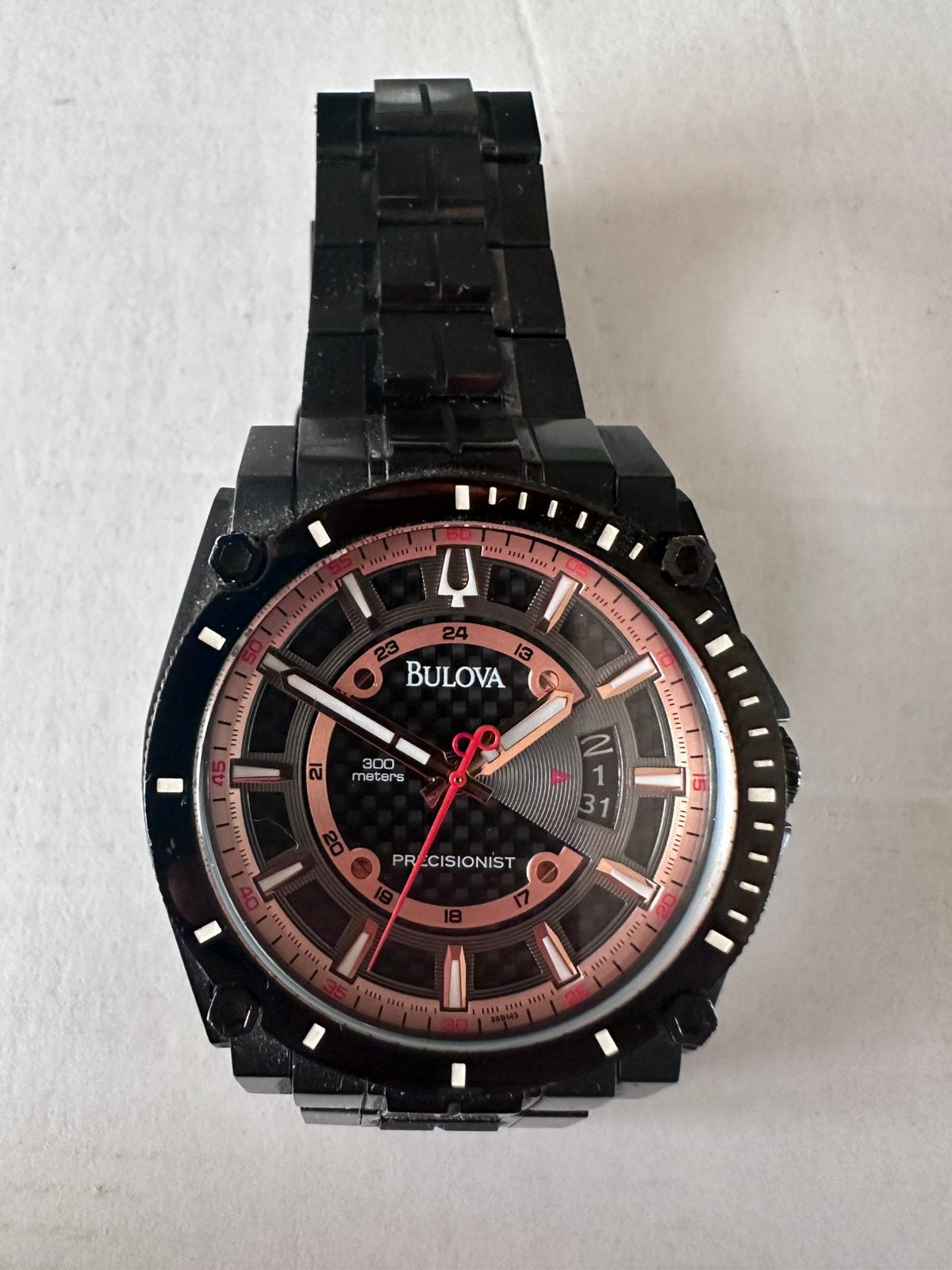 Bulova precisionist, Ophalen of Verzenden, Staal, Overige merken