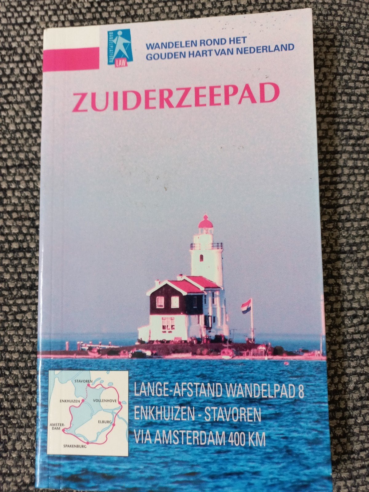 LAW 8 Zuiderzeepad - Wandelgids Gouden Hart van Nederland, Boeken, Fiets- of Wandelgids, Jim en Diederik Mönch, Europa, Ophalen of Verzenden