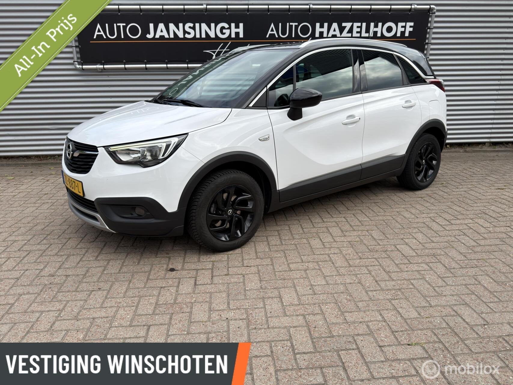 Opel Crossland X 1.2 Turbo Innovation | Nieuwe DB Riem | Cli, Auto's, Voorwielaandrijving, 1199 cc, Wit, Origineel Nederlands
