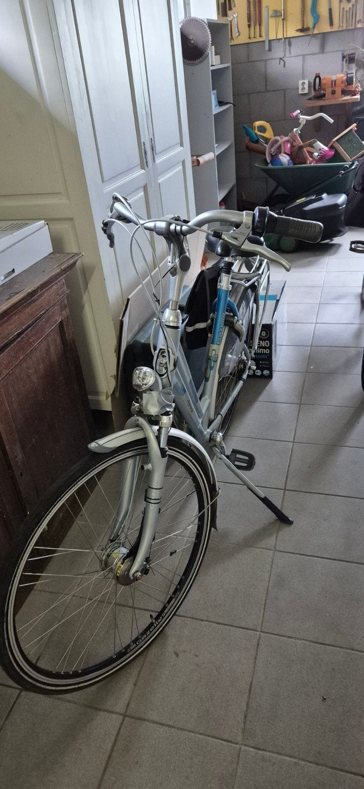 Gazelle damesfiets met 7 versnellingen, Ophalen, Velgrem, Versnellingen, Gazelle