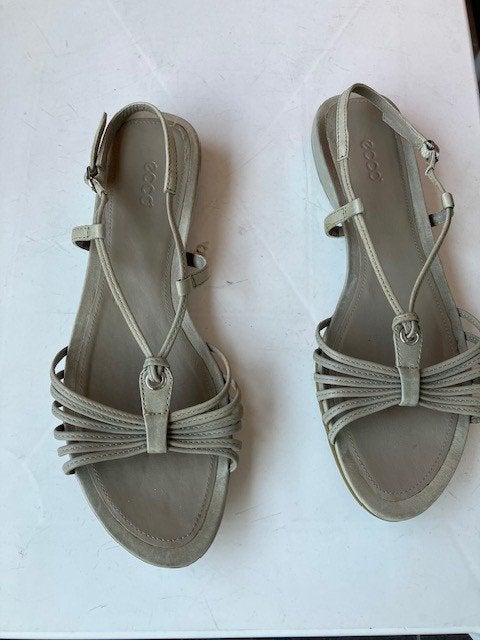 ECCO  dames sandalen,  40, Kleding | Dames, Schoenen, Ecco, Grijs, Gedragen, Sandalen of Muiltjes