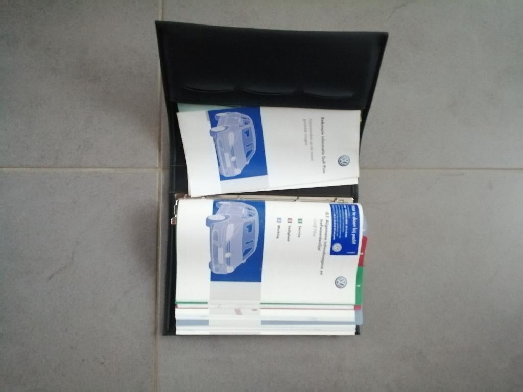 Compleet mapje boekjes VW GOLF PLUS  2004/2008, Auto diversen, Ophalen of Verzenden
