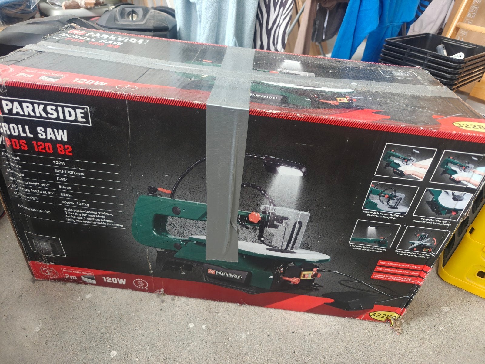 Parkside PDS 120 B2 Figuurzaagmachine, Nieuw, Ophalen of Verzenden, Parkside, Figuurzaag
