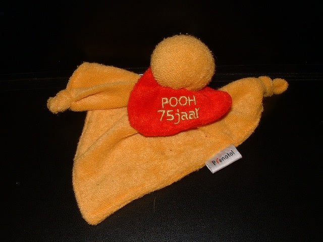 PRENATAL BEER KNUFFELDOEKJE WINNIE THE POOH GEEL/ROOD, Ophalen of Verzenden, Nieuw, Overige typen