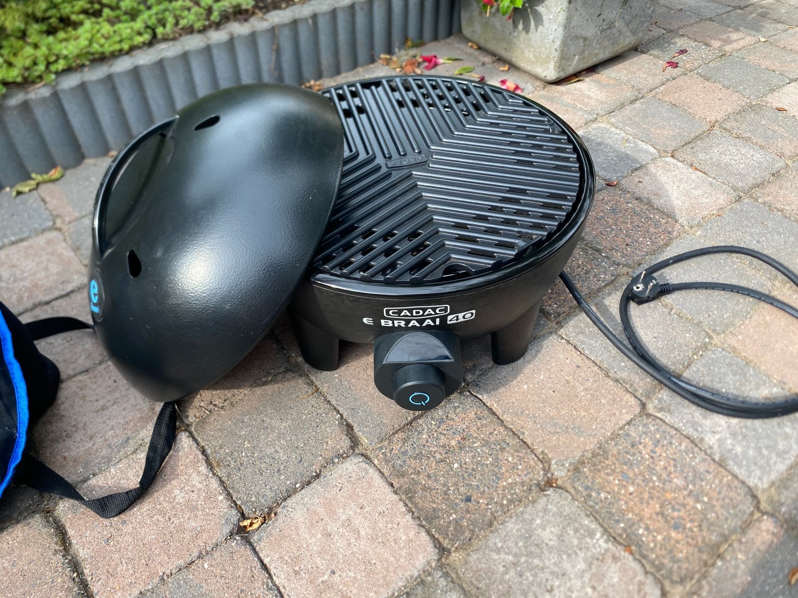 CADAC E-braai 40 met pizzasteen, Tuin en Terras, Ophalen, Zo goed als nieuw