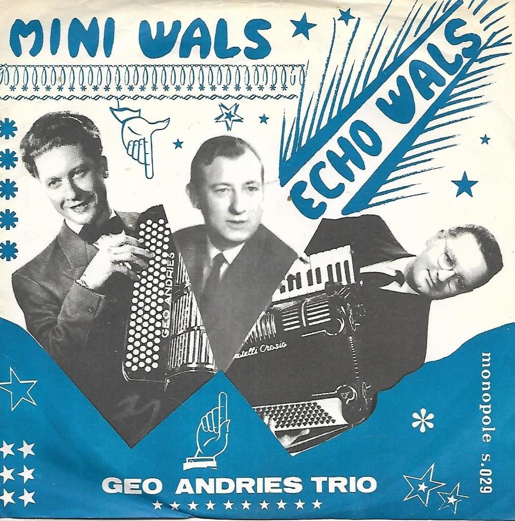 Geo Andries Trio - Mini wals, Cd's en Dvd's, Vinyl Singles, Gebruikt, 7 inch, Single, Ophalen of Verzenden