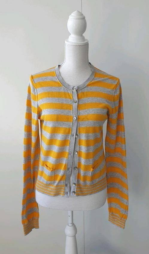 Tommy Hilfiger zomer vest-grijs geel gestreept, maat M, Maat 38/40 (M), Geel, Ophalen of Verzenden, Zo goed als nieuw