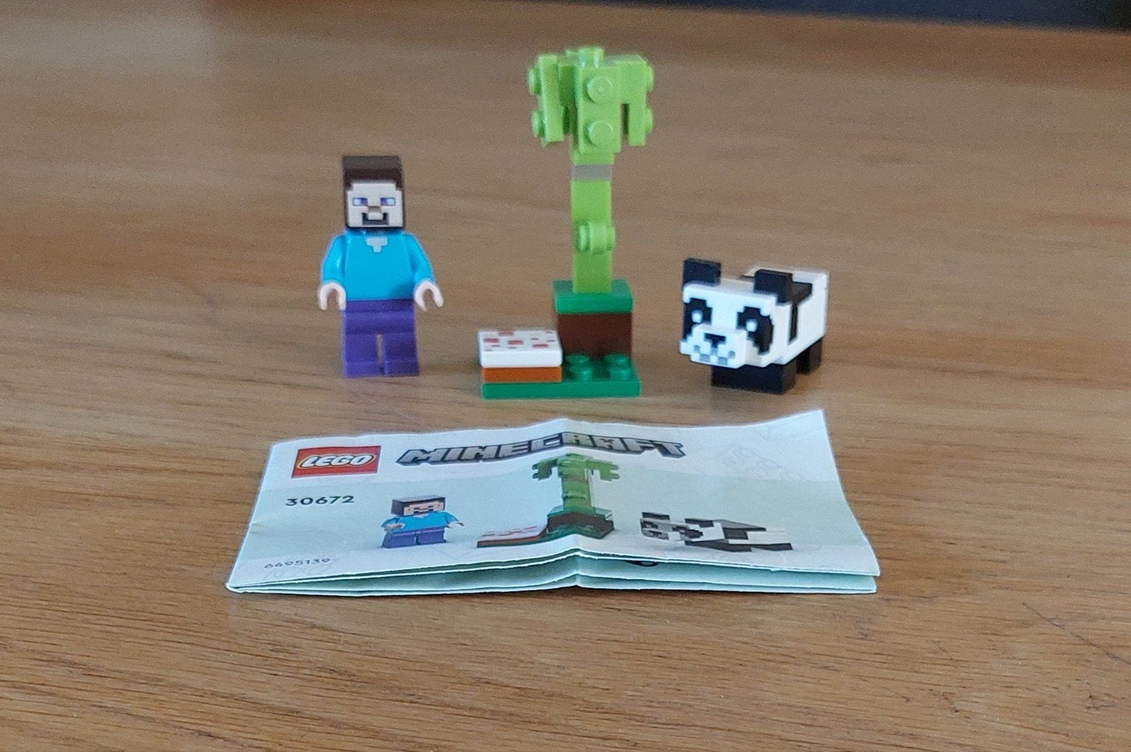 LEGO Minecraft, Steve met Panda, Set 30672, Ophalen, Minecraft, Lego, Compleet
