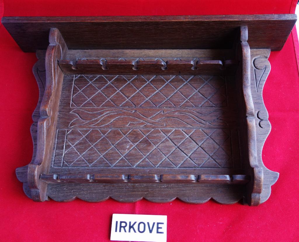 HOUTEN THEELEPEL REK * Met Plankje *, Verzenden