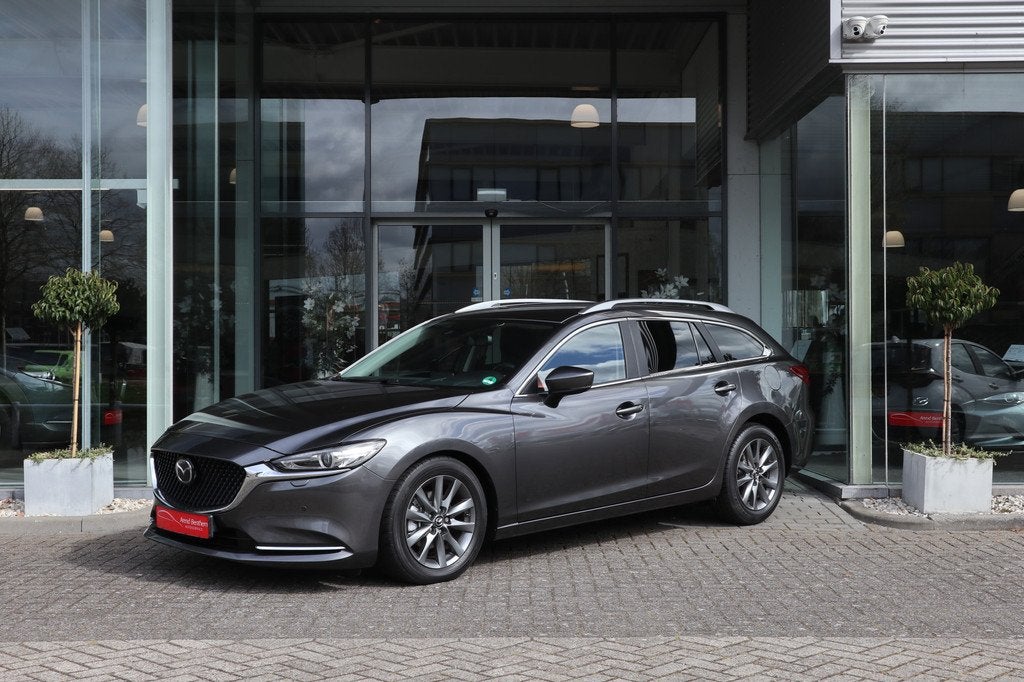 Mazda 6 Sportbreak 2.0 SkyActiv-G 165 Comfort Automaat / Nav, Auto's, Mazda, Gebruikt, 4 cilinders, 6 sportbreak, Origineel Nederlands