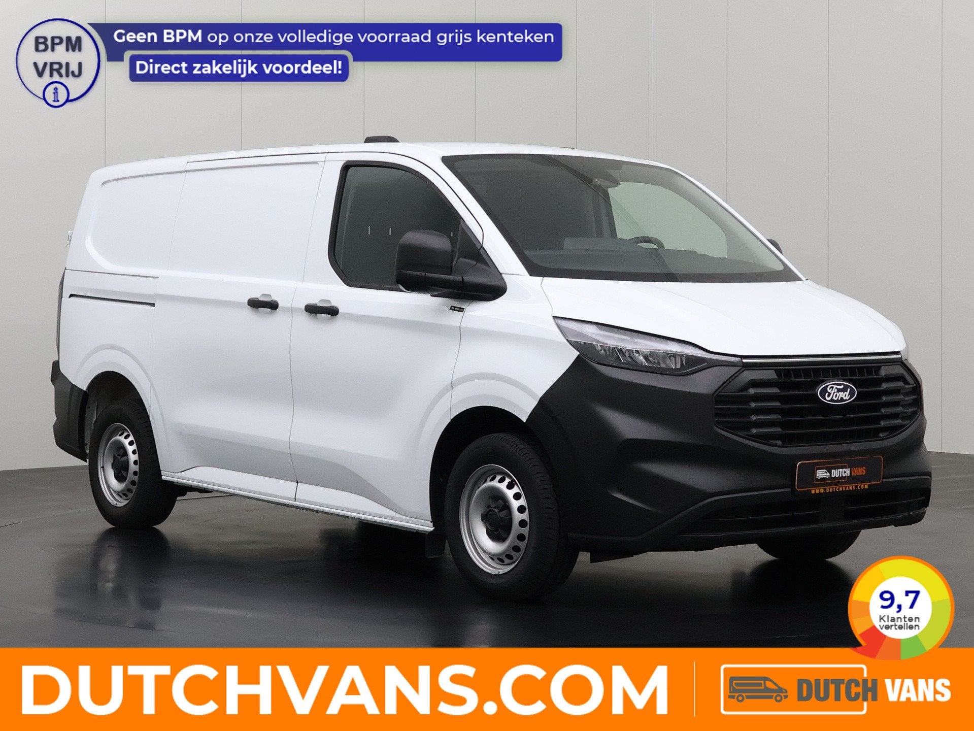 Ford Transit Custom 2.0TDCi 136PK Business | Digital Cockpit, Voorwielaandrijving, Gebruikt, 2800 kg, Wit