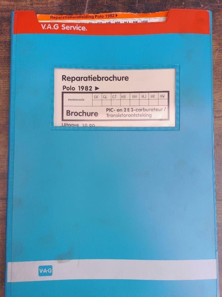 Vw Polo 1981-90 dealer werkplaatsboek Pic - 2E3 carburateur, Verzenden, Gelezen, Volkswagen