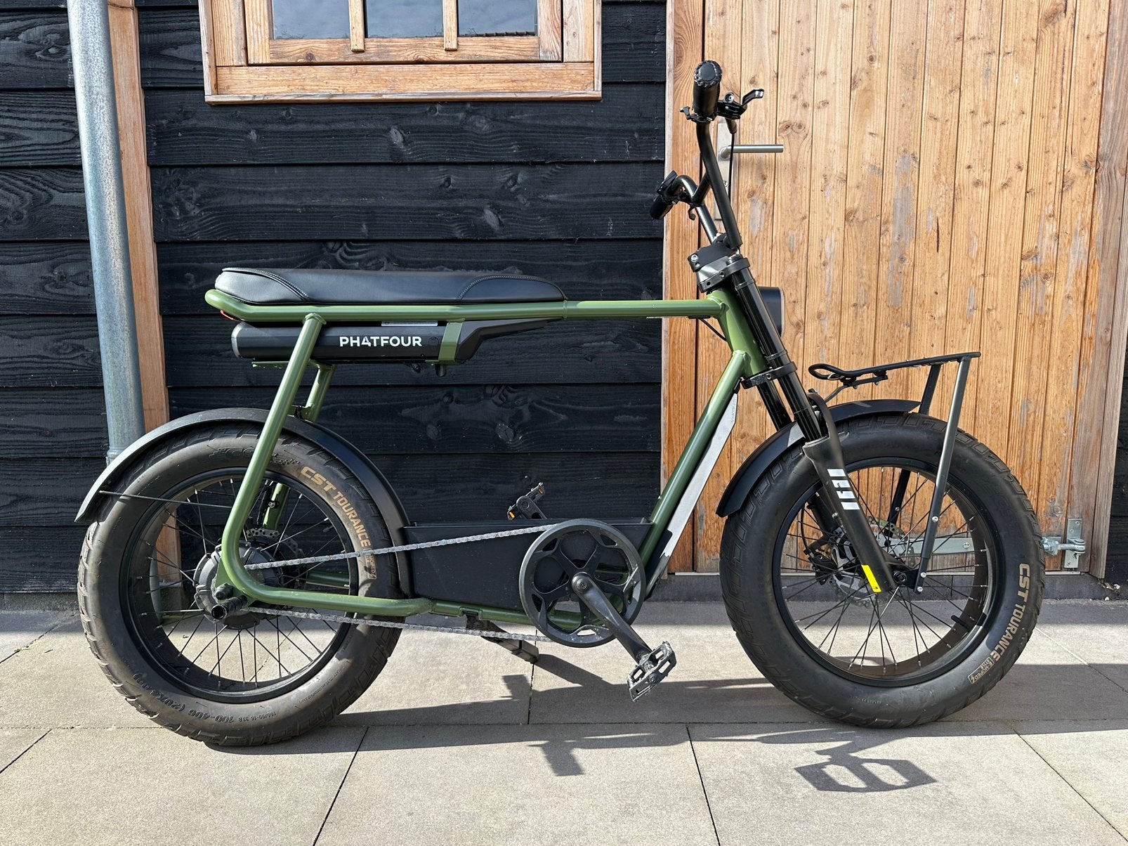 Phatfour flx army green nieuwstaat fatbike, 59 cm of meer, Ophalen of Verzenden, Zo goed als nieuw, Overige merken
